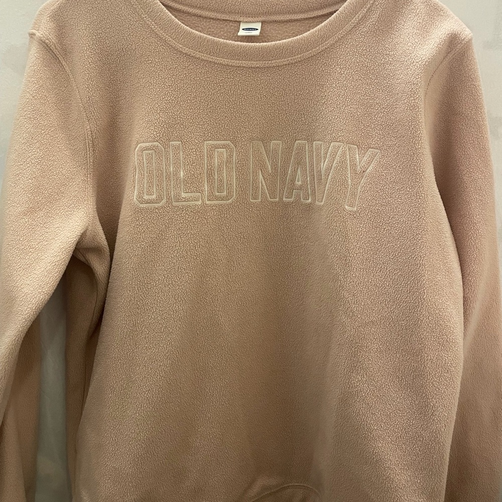 Old Navy Blush Fleece Top